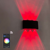 Applique murale intérieure APP télécommande Bluetooth-compatible Dimmable LED applique RGBW utilisé pour la décoration de vacances AC85-265V