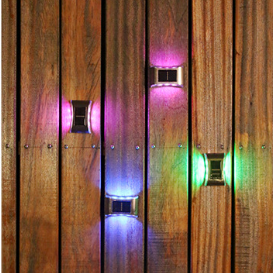 6LED lampe solaire IP65 étanche lampe extérieure cour applique pour jardin Villa décoration LED jardin applique murale