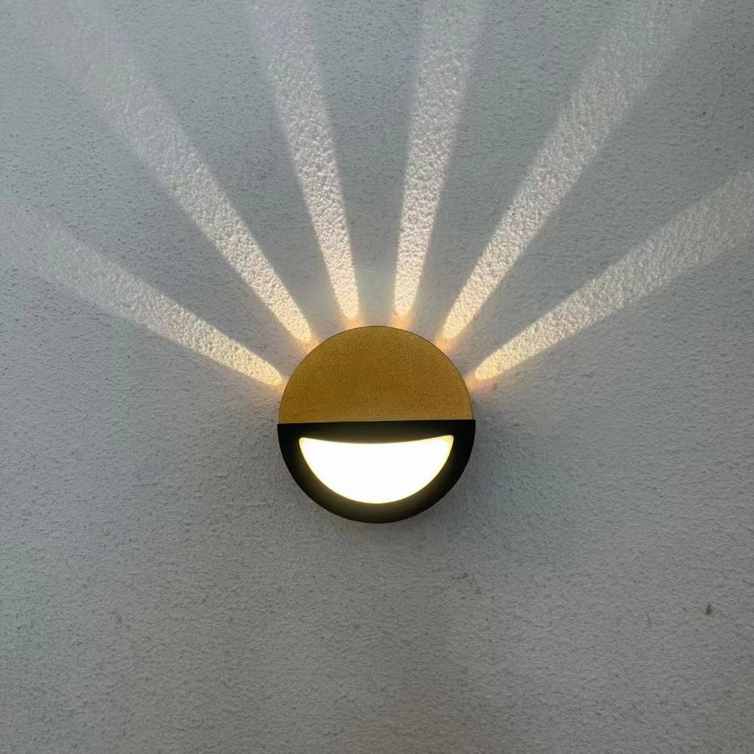 La lumière ronde créative moderne d'étoile a mené l'éclairage d'applique d'intérieur de lampe de mur