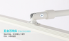 Lumières LED phares de miroir en aluminium 9 W Angle réglable rotatif trois températures de couleur appliques salle de bain intérieure lumière