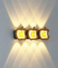 Nouveau Style or pomme personnalité applique murale Simple Led salon fond rond applique hôtel Hall couloir éclairage