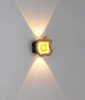 Nouveau Style or pomme personnalité applique murale Simple Led salon fond rond applique hôtel Hall couloir éclairage