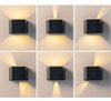 NOUVELLES appliques murales solaires extérieur étanche décoration de rue éclairage mural LED lampe de porche à énergie solaire pour Villa Patio jardin