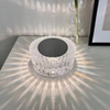 Lampe de table en cristal de rose espagnole Lampes de bureau de chambre à coucher lampes led pour table de chevet Charge USB Chevet Romantique Veilleuse Atmosphère Pétale 
