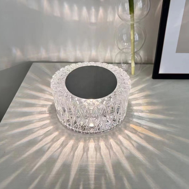 Lampe de table en cristal de rose espagnole Lampes de bureau de chambre à coucher lampes led pour table de chevet Charge USB Chevet Romantique Veilleuse Atmosphère Pétale 