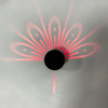 Creative paon Projection lampe télécommande tactile rvb coloré Led fond veilleuse Animal applique murale maison déco pour chambre