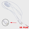 Vente chaude 301 Bouton Dimmable Interrupteur EU Plug Fil 301 gradateur US Plug AC110-220V 1.8M fil