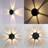 Nouvelle applique murale led moderne minimaliste extérieur salon américain étanche à l'humidité applique murale
