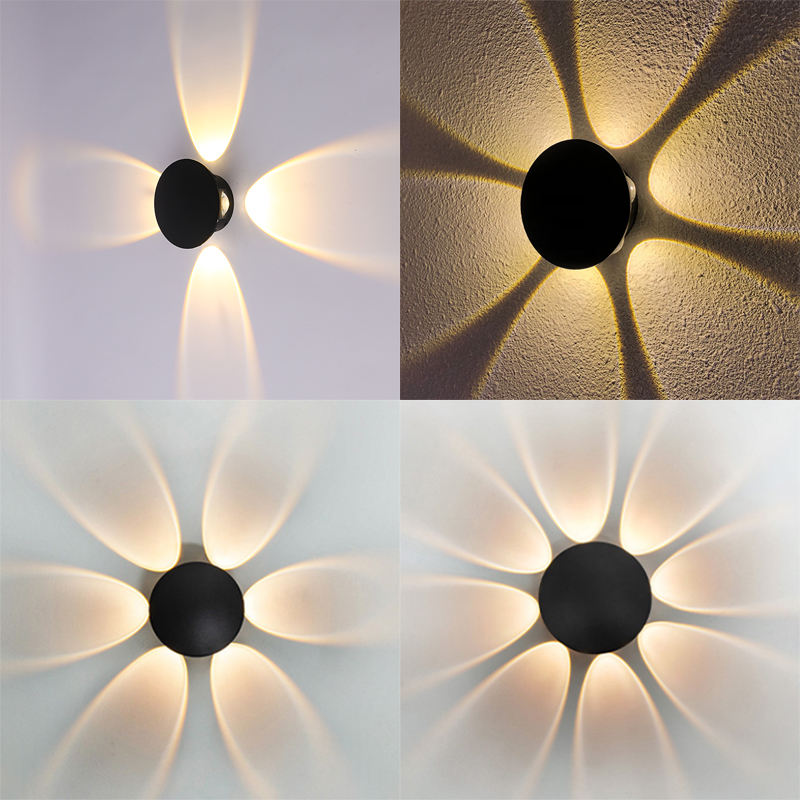 Nouvelle applique murale led moderne minimaliste extérieur salon américain étanche à l'humidité applique murale