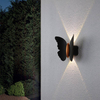 Applique murale extérieure en forme de papillon 6w IP65 étanche pour la lumière décorative de jardin