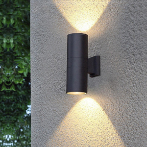 6W COB haut et bas double tête extérieure mur LED applique murale cylindre intérieur balcon luminaire étanche IP65 porche lampe