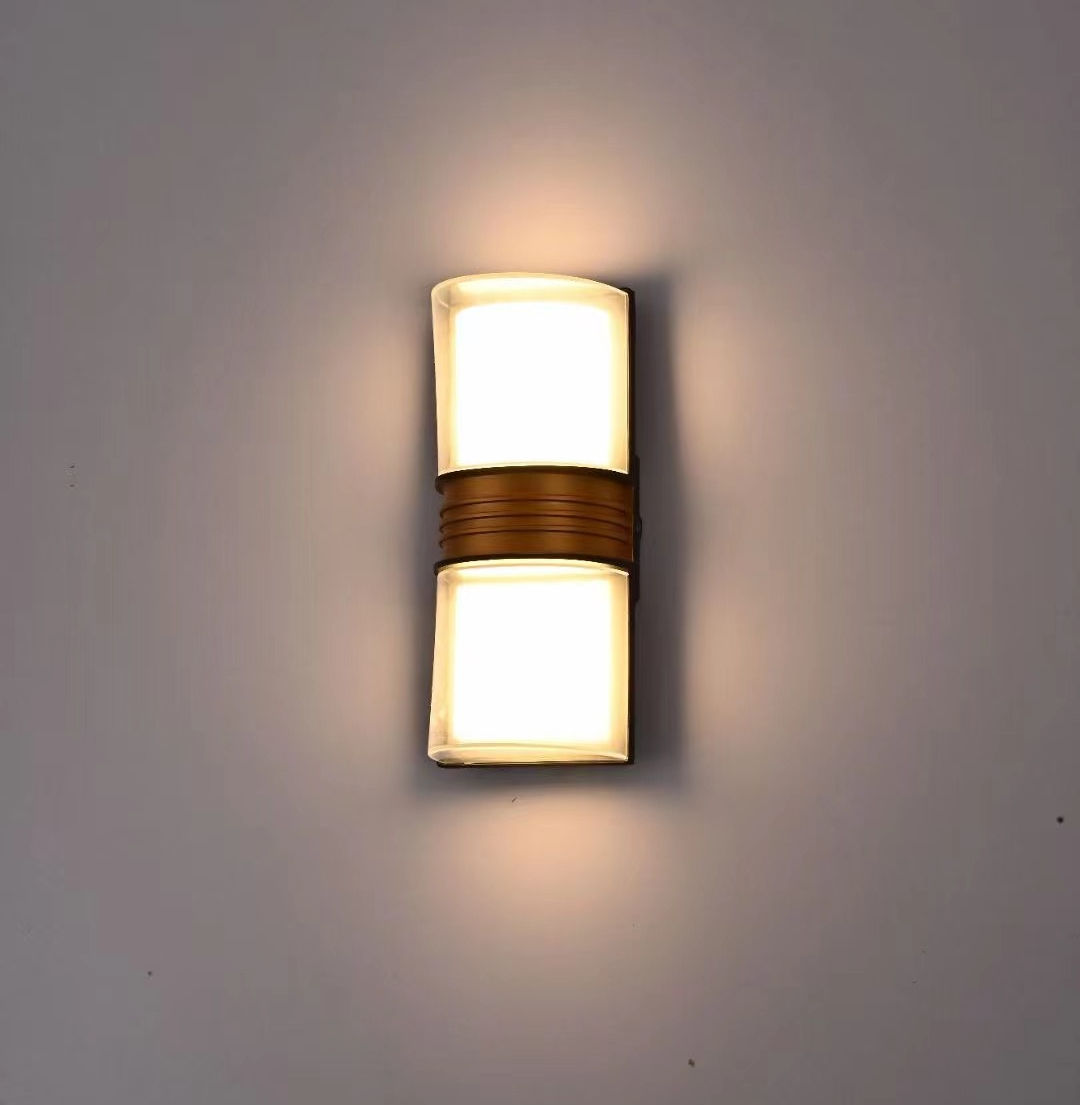 6W 12W LED moderne extérieur étanche applique intérieure chambre salon balcon applique murale éclairage à la maison en aluminium applique murale