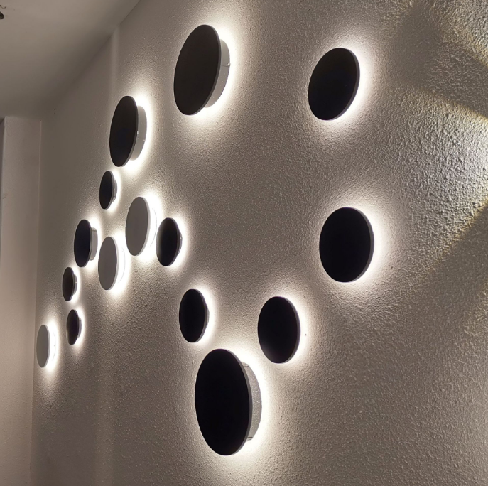 8W 12W 15W Lumière Led Moderne LED Lune Lumières Eclipse Lumières Rondes Et Veilleuse Intérieure De Haute Qualité Intérieure