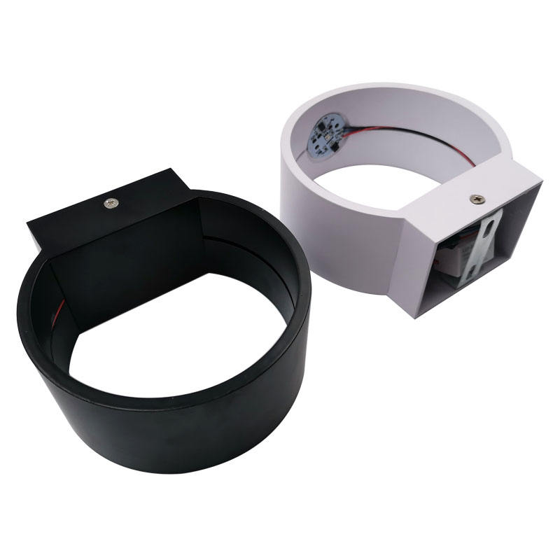 Moderne 3W 7W LED wandlamp RGB aluminium rond LED haut et bas applique murale lampes de chevet chambre