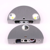 Appliques murales en aluminium de lampe de mur LED 3W haut et bas pour l'éclairage intérieur led d'hôtel de chambre à coucher