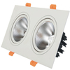 Les doubles têtes ont mené la lumière de tache de plafond de Downlight LED Downlight intégré 10W 14W 20W 24W Downlight