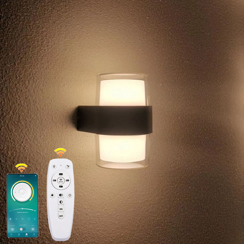 10 * 2W Luminaires Muraux 2.4G LED Applique Murale Trois Température De Couleur avec Télécommande Acrylique Étanche Applique Murale