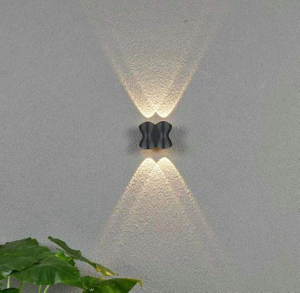 Nouveau Design moderne mur LED lampe étanche extérieur Patio jardin lampe salon chambre fond applique murale