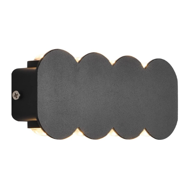 Moderne étanche extérieur 4W mur LED lampe IP65 aluminium haut et bas applique murale jardin porche applique décoration lumière 110V 220V