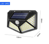 Meilleur escalier de jardin extérieur arrière-cour étanche IP67 énergie solaire 4 côtés éclairage applique LED capteur de mouvement LED lumière solaire