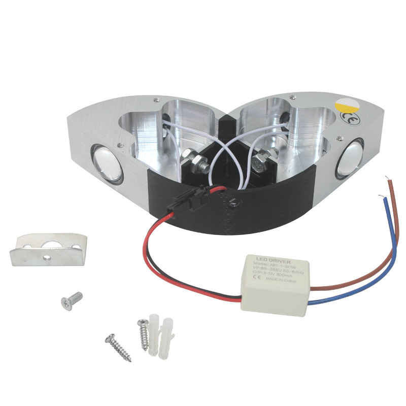 4W mur LED applique applique éclairage coloré mural décoration intérieure lumière pour Loft salle de bain salon éclairage à la maison 