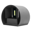 Hagood Nouveau Demi-Cercle Étanche Applique Murale 6W 12W Led Applique Murale Éclairage Extérieur Étanche IP65 Angle D'éclairage Réglable appliques extérieures