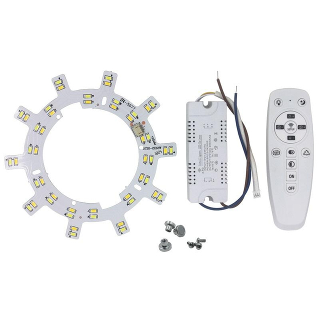 5730 SMD LED plafonnier 2.4G WIFI contrôle de connexion de téléphone portable télécommande pour salon cuisine plafonnier