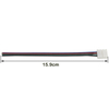 Connecteur de bande LED 2pin 8mm avec connexion sans fil pas besoin de connecteur de soudure/soudage pour bande LED 3528/5050