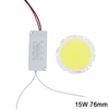 1 set 3W 5W 7W 10W 12W 15W 20W 25W 30W COB panneau de puce led pour lampe de projecteur led + pilote d'alimentation LED coque en plastique