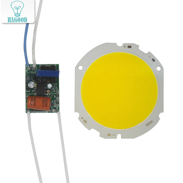 LED COB lampe perle 10W-30W puce de Source de lumière Conversion de commutateur froid/chaud avec adaptateur d'alimentation de contrôle de Segment pilote de bricolage