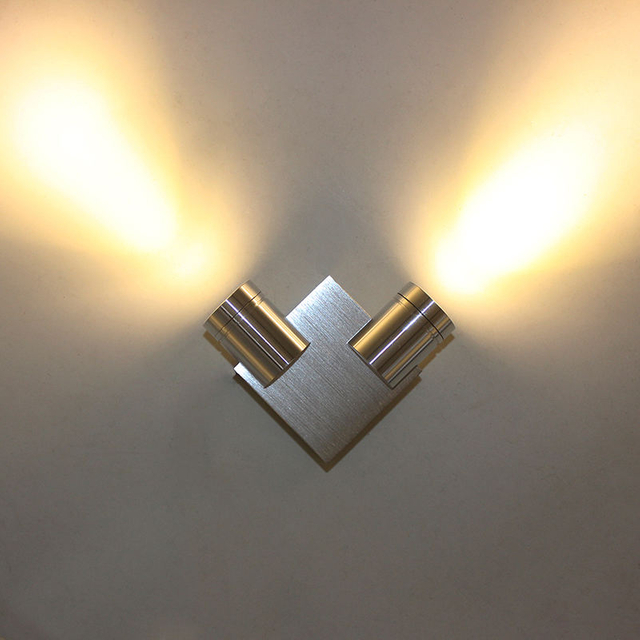 Applique Murale Led Murale 2W 4W Lumière d'Escalier d'Angle pour la Décoration de la Pièce Intérieure