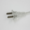 Câble 0.75mm 2 lignes 1.8m cordon d'alimentation marche-arrêt pour lampe à LED avec interrupteur à bouton ue/US prise lumière commutation rallonge de fil Transparent