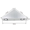 3W 9W Moderne Triangle Intérieur LED Applique Murale À La Maison En Aluminium pour La Décoration De La Maison