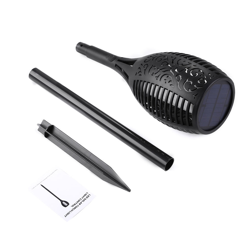 Lumières solaires Led extérieures scintillantes danse flamme torche éclairage solaire lampe étanche pour la décoration de jardin paysage pelouse chemin