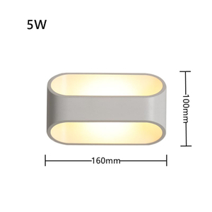 5W Led intérieur appliques murales haut et bas luminaire mural fantaisie veilleuses fond bébé lampe hôtel chambre Art