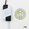 3W 5W 7W 9W 12W 18W SMD5730 panneau de couleur combiné blanc chaud/froid + alimentation de pilote de LED de contrôle segmenté pour downlight