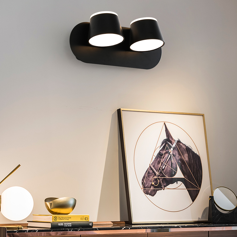 Applique murale moderne vers le haut et vers le bas pour la chambre à coucher, le salon, la salle à manger, la lumière LED murale avec des prix d'usine