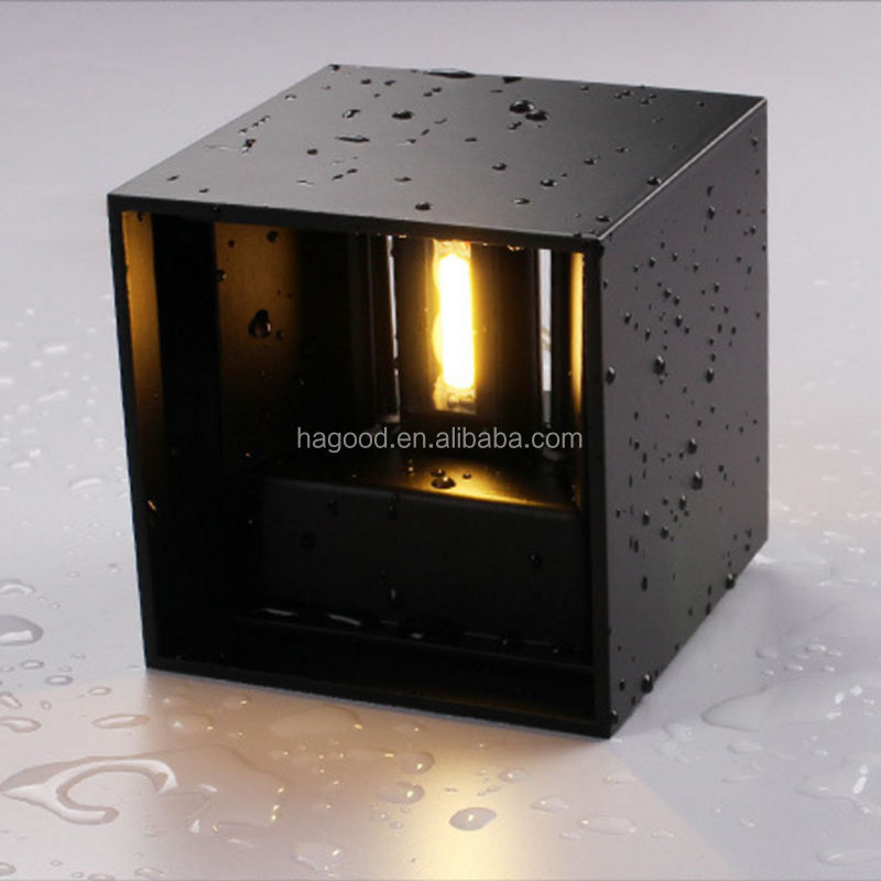 6W 12W Étanche Réglable LED Appliques Murales Surface Luminaires Extérieurs Muraux Jardin Applique Murale