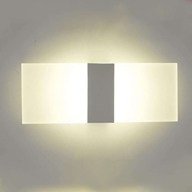 Applique murale en acrylique touches de piano applique murale pour salon salle de bain chambre luminaire 85-265V veilleuse