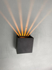 6W six faisceau lumière applique murale led lumières applique murale esthétique led applique murale moderne led applique murale extérieure led appliques intérieures