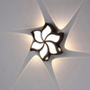 Nouveau Style moderne mur LED lampe 10W 12W étanche fleur de Lotus lampes murales extérieures pour jardin maison décorative mur LED lumière