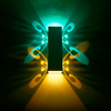 6W moderne mur LED lumière vers le bas éclairage Cube applique luminaire mural intérieur papillon éclairage décoration