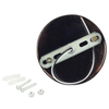 Base de lampe de bureau en métal poli support de base en céramique cordon de 6 pieds interrupteur marche/arrêt prise E26/e27 base à vis idéale pour lampe CFL