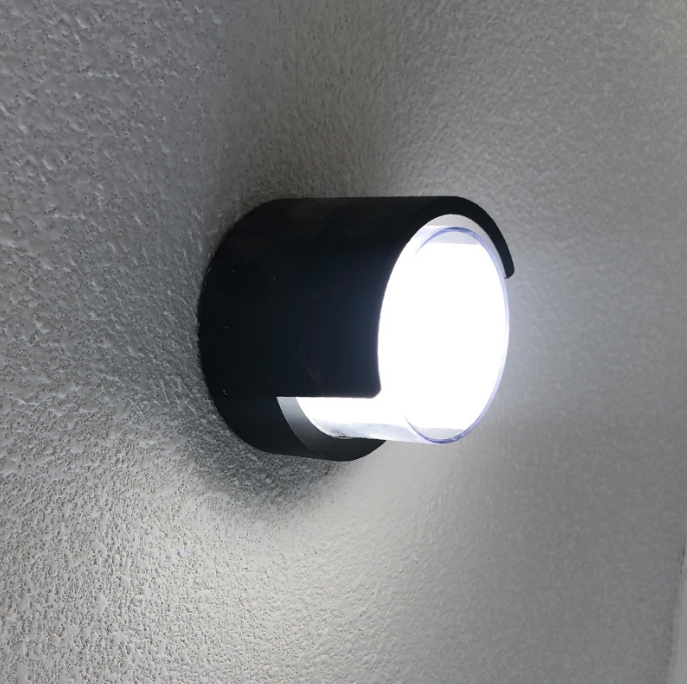 Lampe à led décorative applique murale étanche ronde en acrylique et veilleuse extérieure lumières et éclairage maison appliques murales modernes