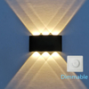 Applique murale à LED décoration intérieure en aluminium éclairage intérieur haut et bas applique murale étanche applique murale de jardin extérieur