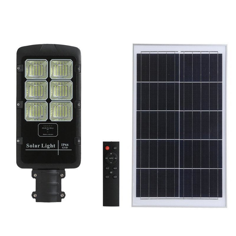 500 watts LED lumière solaire lampe solaire extérieure alimentée par la lumière du soleil étanche PIR capteur de mouvement réverbère pour la décoration de jardin
