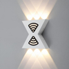 Chaud Double Tête Lampes Extérieur Étanche Applique Pour Chambre Couloir Cuisine Luminaire LED Wandlamp Up And Down Appliques Extérieures