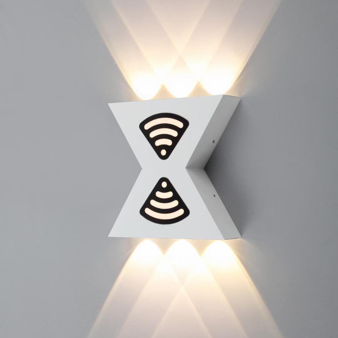 Chaud Double Tête Lampes Extérieur Étanche Applique Pour Chambre Couloir Cuisine Luminaire LED Wandlamp Up And Down Appliques Extérieures