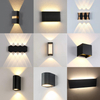 Applique murale Led extérieure étanche IP65 AC85-265V longue applique murale pour jardin porche lumière chambre chevet éclairage intérieur moderne