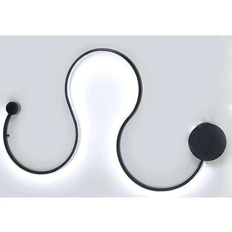 Applique minimaliste postmoderne nordique créatif led chambre chevet décoration applique salon couloir allée lampes